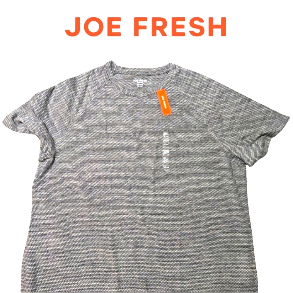 Joe Fresh, XXL Mens T shirt, BNWT, heathered grey colour